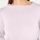 Karen Scott Suéter Feminino Gola Bateau Manga Longa Rosa Tamanho XXG