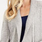 Karen Scott Cardigan Cocoon Feminino Bege Tamanho XX-G