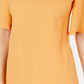 Blusa feminina com textura amassada e ombros descobertos, amarela, tamanho extrapequeno, da coleção JM