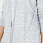Cardigan feminino Charter Club de algodão chambray com frente aberta, azul, tamanho extragrande