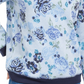 Moletom feminino Karen Scott Sport Key Garden Fleece Azul Tamanho XS