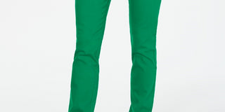 Charter Club Women's Chelsea Stretch Twill Skinny Pants Green Size 6 Petite
