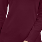 Karen Scott Blusa de gola alta feminina de algodão, vermelha, tamanho pequeno, extragrande