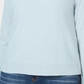 Karen Scott Suéter feminino de gola alta, tamanho grande, azul