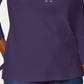 Camisa feminina Karen Scott de algodão com cadarço, roxa, tamanho X-S
