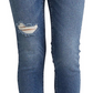 Calça jeans feminina Silver Jeans Co. Not Your Boyfriends Azul Tamanho 30X27