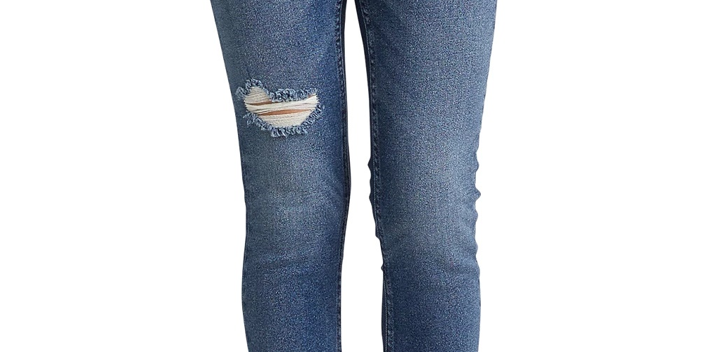 Calça jeans feminina Silver Jeans Co. Not Your Boyfriends Azul Tamanho 30X27