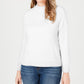 Karen Scott Suéter Feminino Gola Falsa Branco Tamanho PS