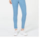 Calça jeans skinny de cintura alta Tinseltown Junior's Raw Hem, azul, tamanho 15