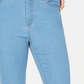 Calça jeans skinny de cintura alta Tinseltown Junior's Raw Hem, azul, tamanho 15