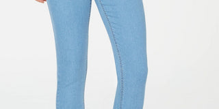 Calça jeans skinny de cintura alta Tinseltown Junior's Raw Hem, azul, tamanho 15