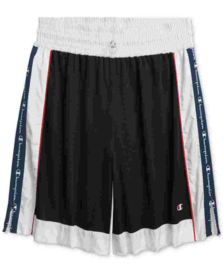 Shorts esportivos Champion Life Mesh feminino, preto, tamanho pequeno