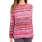 Suéter Feminino Petite Chenille Tingido com Espaço Rosa PP da Style &amp; Co