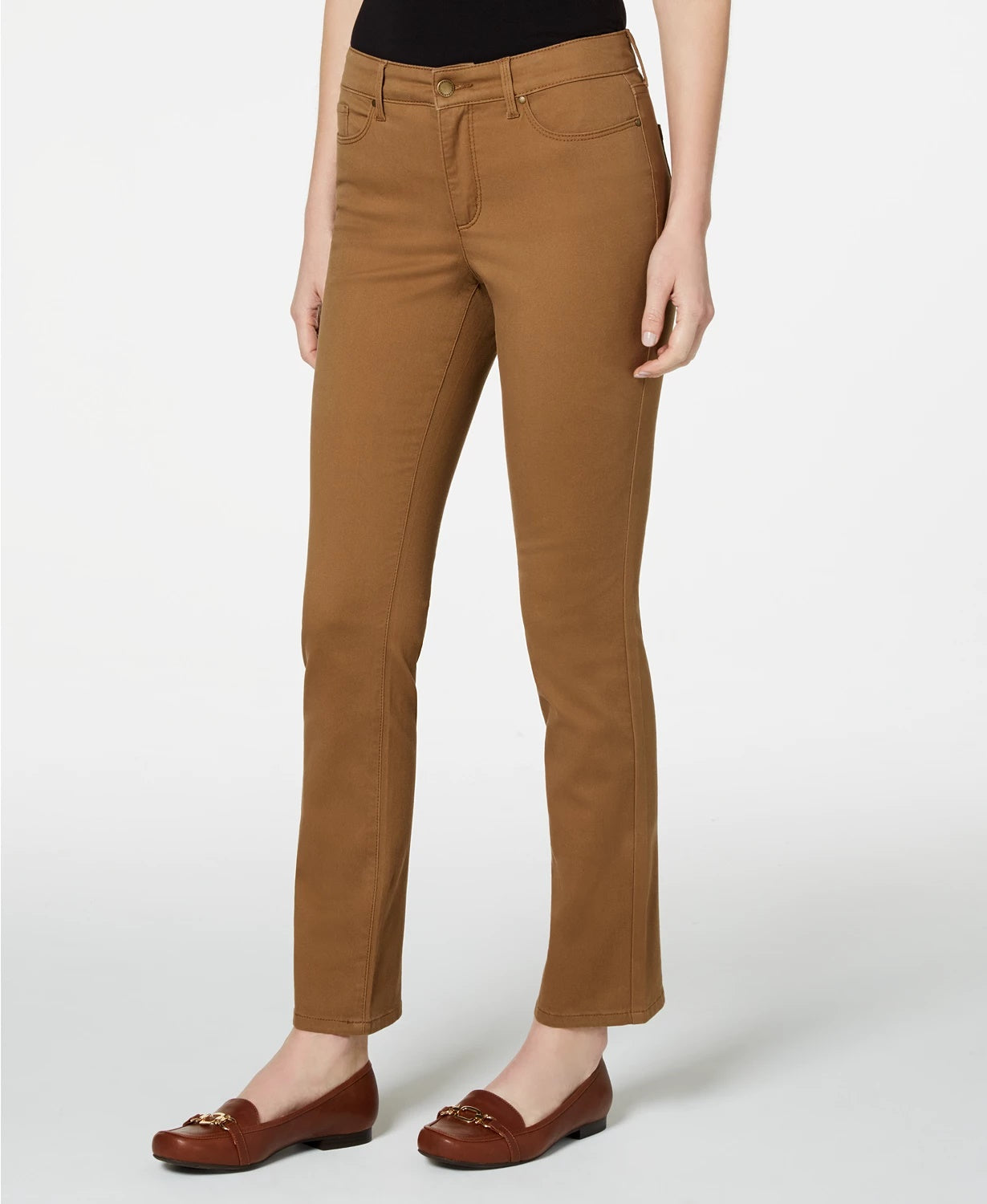 Calça jeans feminina Charter Club marrom tamanho 12P