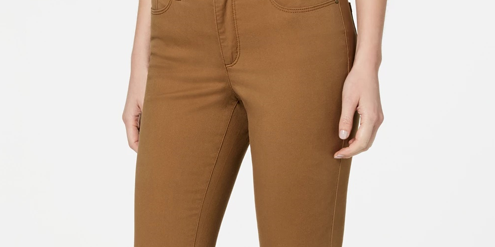 Calça jeans feminina Charter Club marrom tamanho 12P