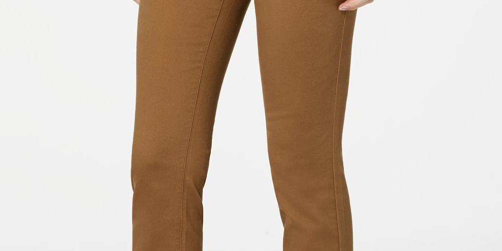 Calça jeans feminina Charter Club marrom tamanho 12P