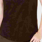 Camiseta feminina de algodão com mangas curtas Style &amp; Co, marrom, tamanho médio