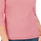 Karen Scott Top Feminino de Algodão com Ilhós Vermelho Tamanho XX-G
