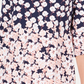 Charter Club Blusa feminina com estampa floral e decote canoa, azul, tamanho extragrande