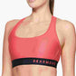 Sutiã Esportivo Under Armour Crossback Médio Impacto Feminino Rosa Brilhante Tamanho P