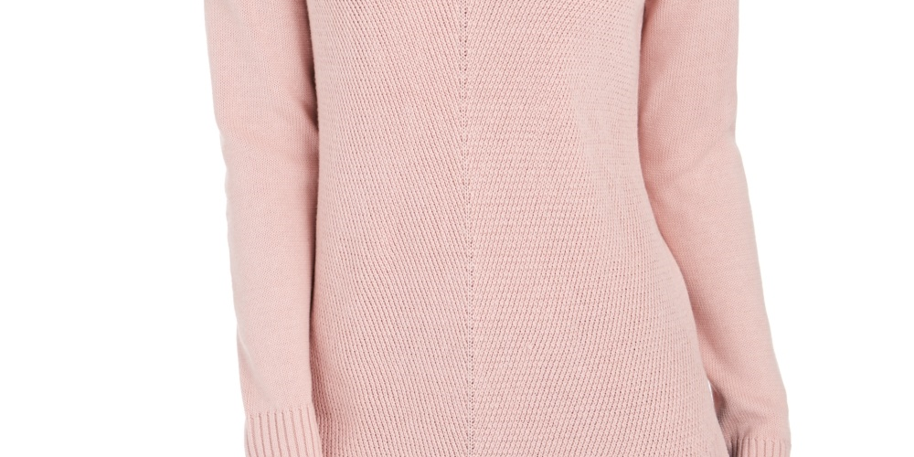 Suéter feminino com decote em V Charter Club, rosa, tamanho pequeno, extragrande