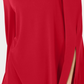Blusa feminina Alfani com apliques de um ombro só, vermelha, tamanho P