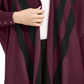 Cardigan feminino Alfani listrado com frente aberta, roxo, tamanho pequeno