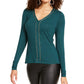 Thalia Sodi Top Feminino com Acabamento em Corrente Verde Tamanho X-G
