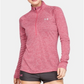 Camiseta Under Armour Ua Tech Half Zip Feminina Rosa Tamanho M