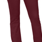 Calça jeans feminina Lexington reta Charter Club, tamanho 6, vinho
