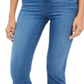 Calça jeans feminina Flying Monkey High Rise Mini Bootcut Azul Tamanho 31