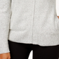 Karen Scott Cardigan Feminino com Zíper Frontal - Branco Tamanho Grande