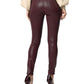 Calça jeans skinny feminina Joe's Charlie Denim de cintura alta, tamanho 28, vinho