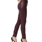 Calça jeans skinny feminina Joe's Charlie Denim de cintura alta, tamanho 28, vinho
