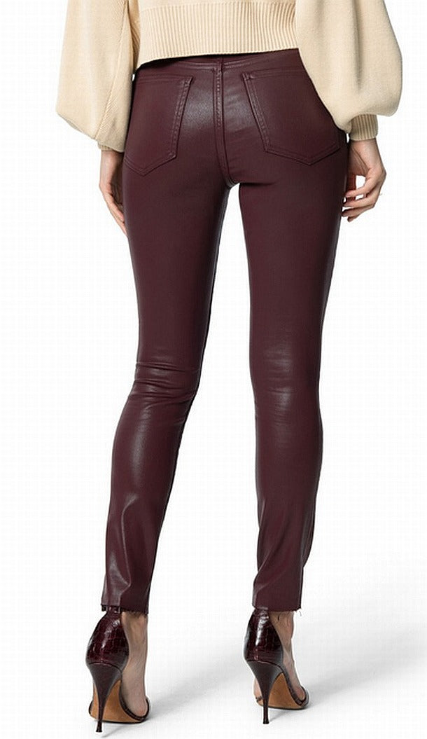 Calça Jeans Feminina Joe's Charlie High Rise Skinny Stretch Vermelha Tamanho 27