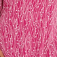 JM Collection Top feminino estampado com decote redondo plus size rosa 0X