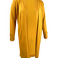Cardigan feminino com cadarço e punho, amarelo, tamanho 1X, da coleção JM