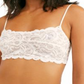 Sutiã íntimo feminino Free People com renda lisa para o dia a dia, tamanho X-S