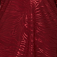 JM Collection Top feminino plus size metálico com estampa animal e zíper, vermelho, tamanho 3X