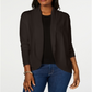 Karen Scott Cardigan Feminino Frente Aberta Marrom Tamanho XS