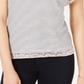 Blusa feminina com mangas bufantes Maison Jules, branca, tamanho XXS
