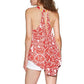Regata Halter Sem Mangas Estampada Feminina Free People Laranja Tamanho Médio