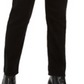 Jeans feminino estilo &amp; co moderno reto cintura média preto tamanho 2