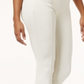 Leggings femininas de malha ponte com costura frontal estilo &amp; co, tamanho pequeno, branco