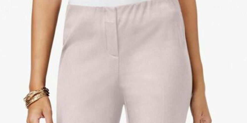 Calça skinny feminina Alfani rosa tamanho 2 petite
