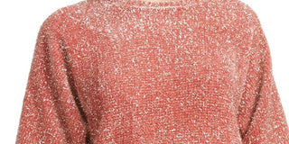 Suéter de malha com gola alta Alfani feminino, rosa, tamanho extragrande