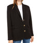 Blazer Feminino Kit &amp; Sky Preto Tamanho Médio