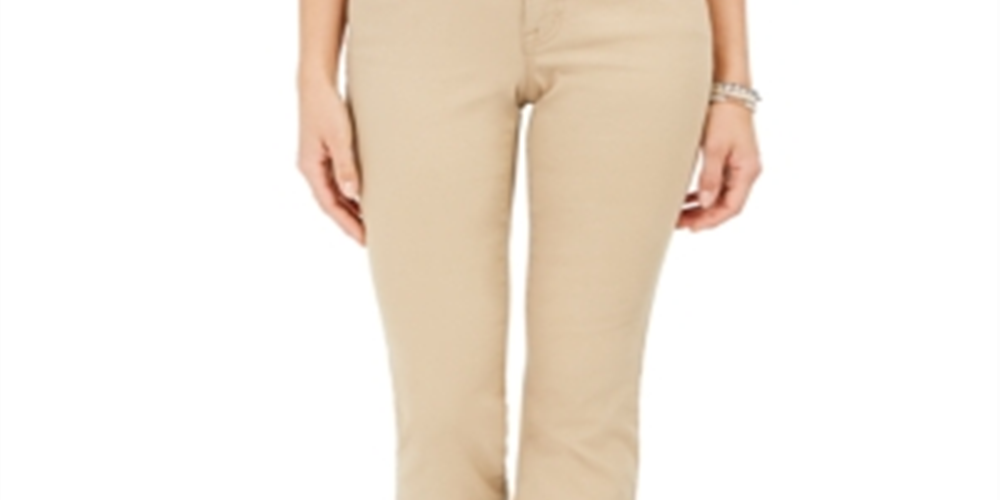 Jeans Bootcut com Controle de Barriga Feminino Style &amp; Co Marrom Tamanho 20X5