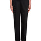 Calça feminina alfaiataria Alfred Dunner, corte tradicional, preta, tamanho 8, pequena