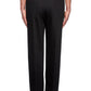 Calça feminina alfaiataria Alfred Dunner, corte tradicional, preta, tamanho 8, pequena